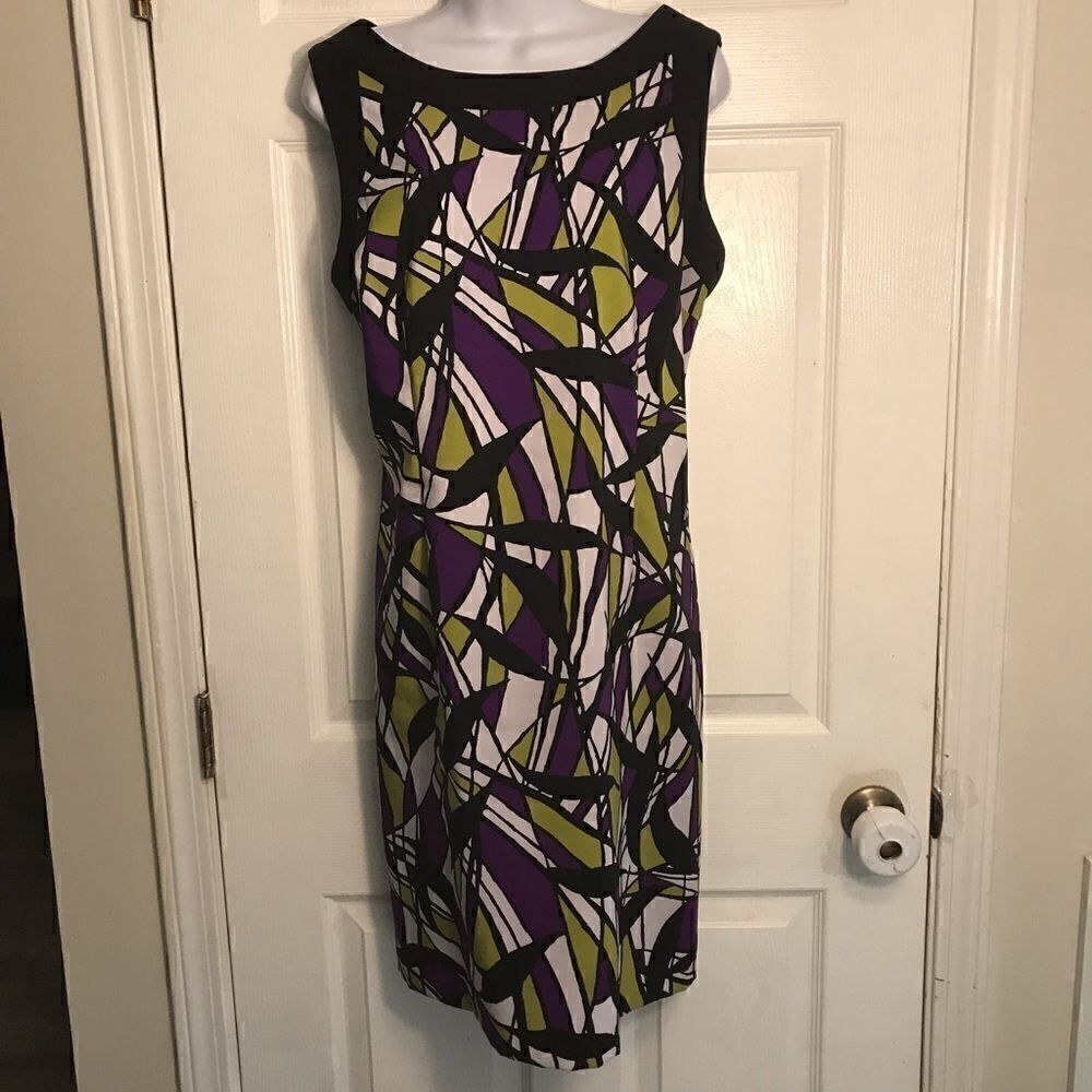 Ronni Nicole Size 14 Geometric Slip Dress